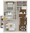 2 Bed 1 Bath
